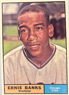 Ernie Banks Chicago Cubs 1961 Topps #350