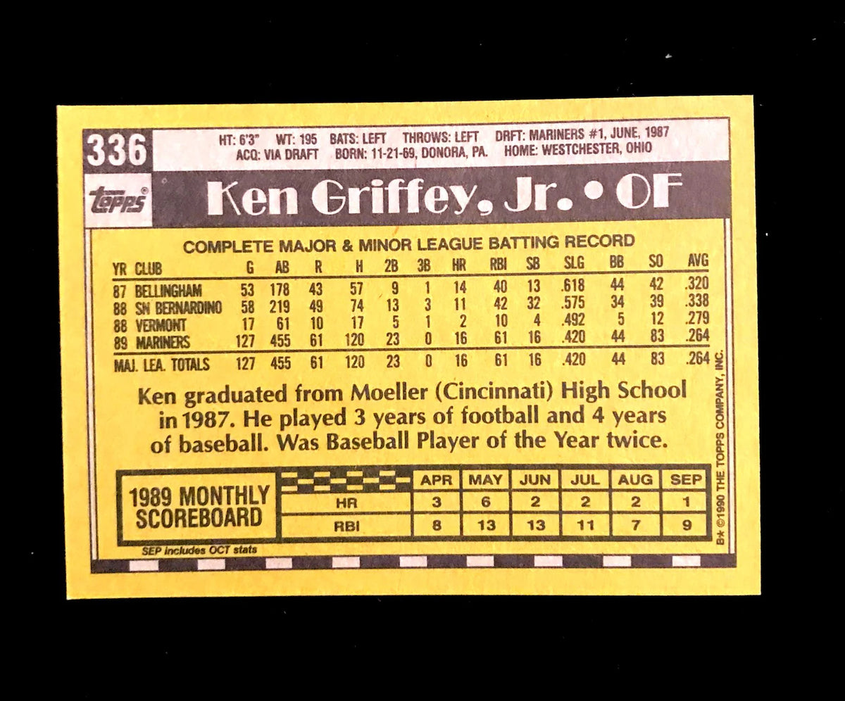 1990 Topps 336 Ken Griffey Jr.